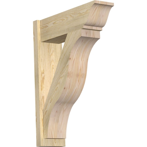 Ekena Millwork Funston Rough Sawn Traditional Outlooker, Douglas Fir, 8"W x 26"D x 34"H OUT08X26X34FST01RDF - main